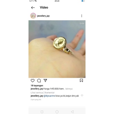 cincin koin titanium premium