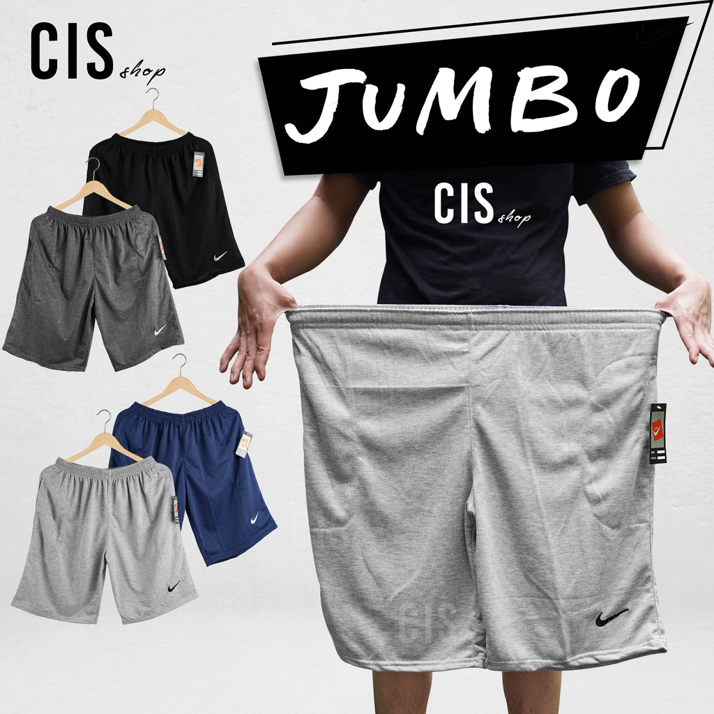  CELANA  JUMBO PENDEK  XL XXL XXXL WANITA  DAN PRIA POLOS BIG  