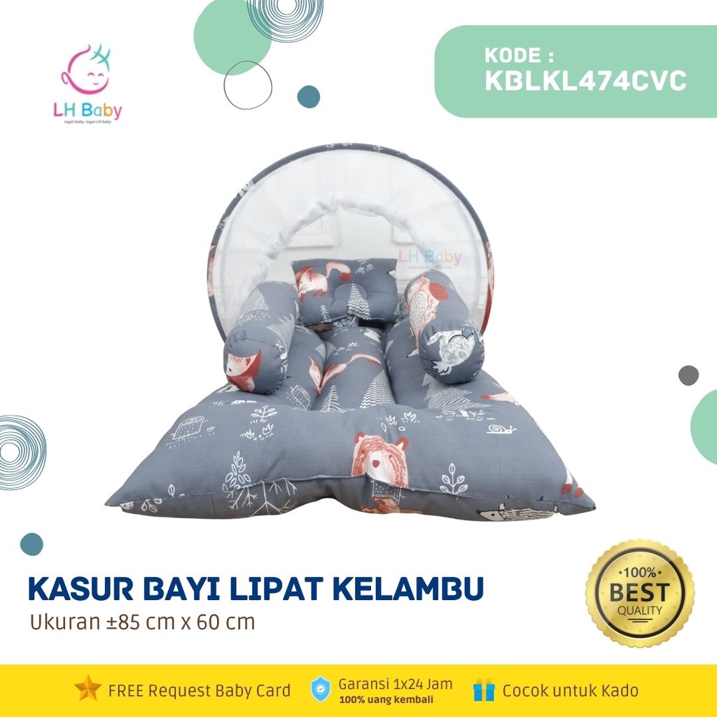 Kasur Bayi Kelambu eLHa Terlaris | Perlengkapan Tempat Tidur Bayi Baru Lahir Babyshop Kado Baby Gift