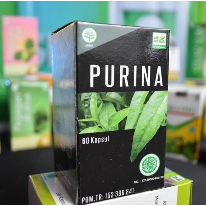 Kapsul Purina Al Afiat, Obat Herbal Asam Urat, Obat Asam Urat, Obat Rematik, Obat Nyeri Sendi, Obat 