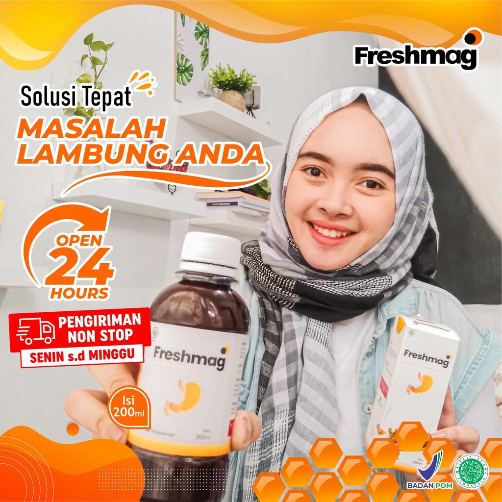 

Menyembuhkan Maag Herbal Alami FRESHMAG - Memperkuat Organ Pencernaan Memperlancar Sirkulasi Darah