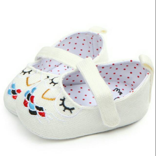Prewalker shoes baby girl whiteface