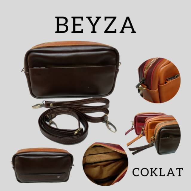 [VALQO] Tas kulit BEYZA Pouchbag Clutch Wanita Cewek Bisa COD