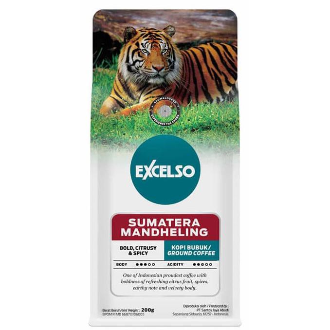 

Excelso Sumatera Mandheling Coffee 200 gram - Ground/Bubuk