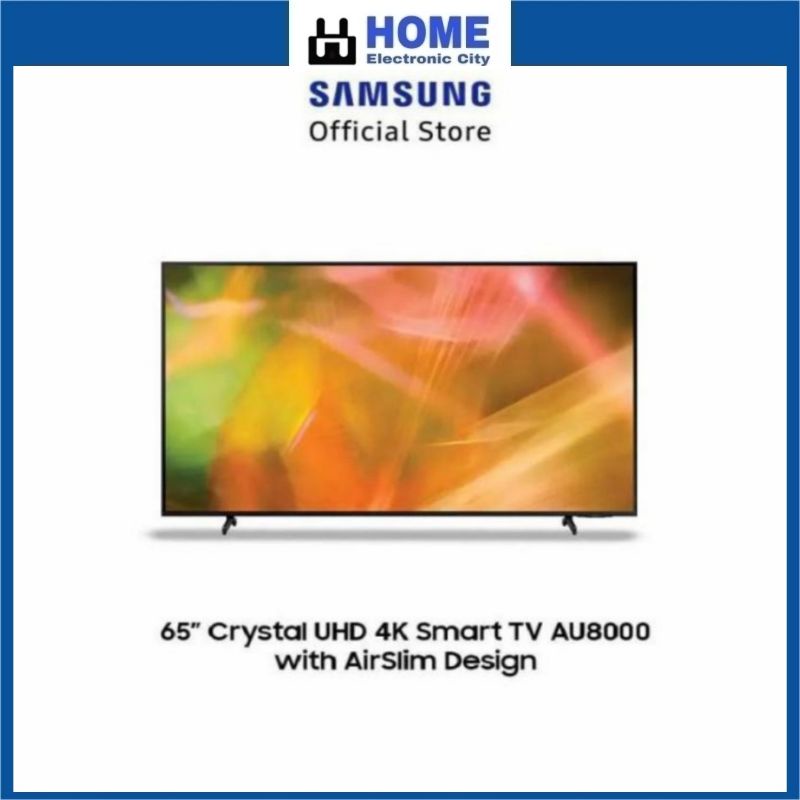 Samsung 65AU8000 65" AU8000 Crystal UHD 4K Smart TV (2021) UA65AU8000