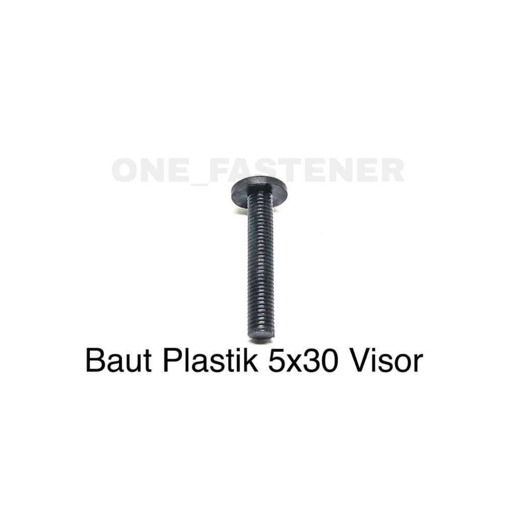 10 Pcs n283 Baut Nylon Plastik Tameng skrup Visor Windhield Nmax lexi winshild n max