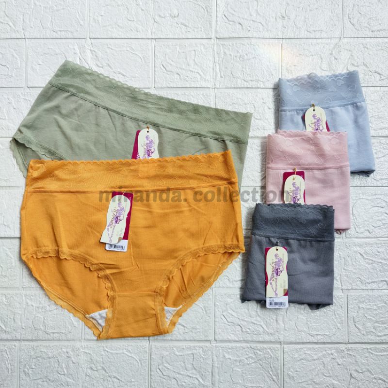 Celana Dalam Wanita / CD Wanita Katun Renda BB ± 60 -70kg - Miranda Love