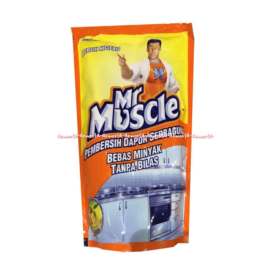Mr Muscle Clear Dapur Orange 400ml Pembersih Serbaguna Kitchen Cleaner Multipurpose Pembersih Refill Isi Ulang Mrmuscle 400 ml