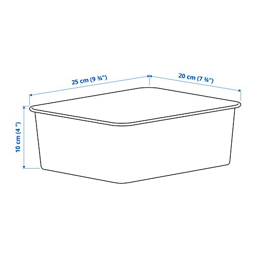 NOJIG Pengatur 20x25x10 cm plastik krem