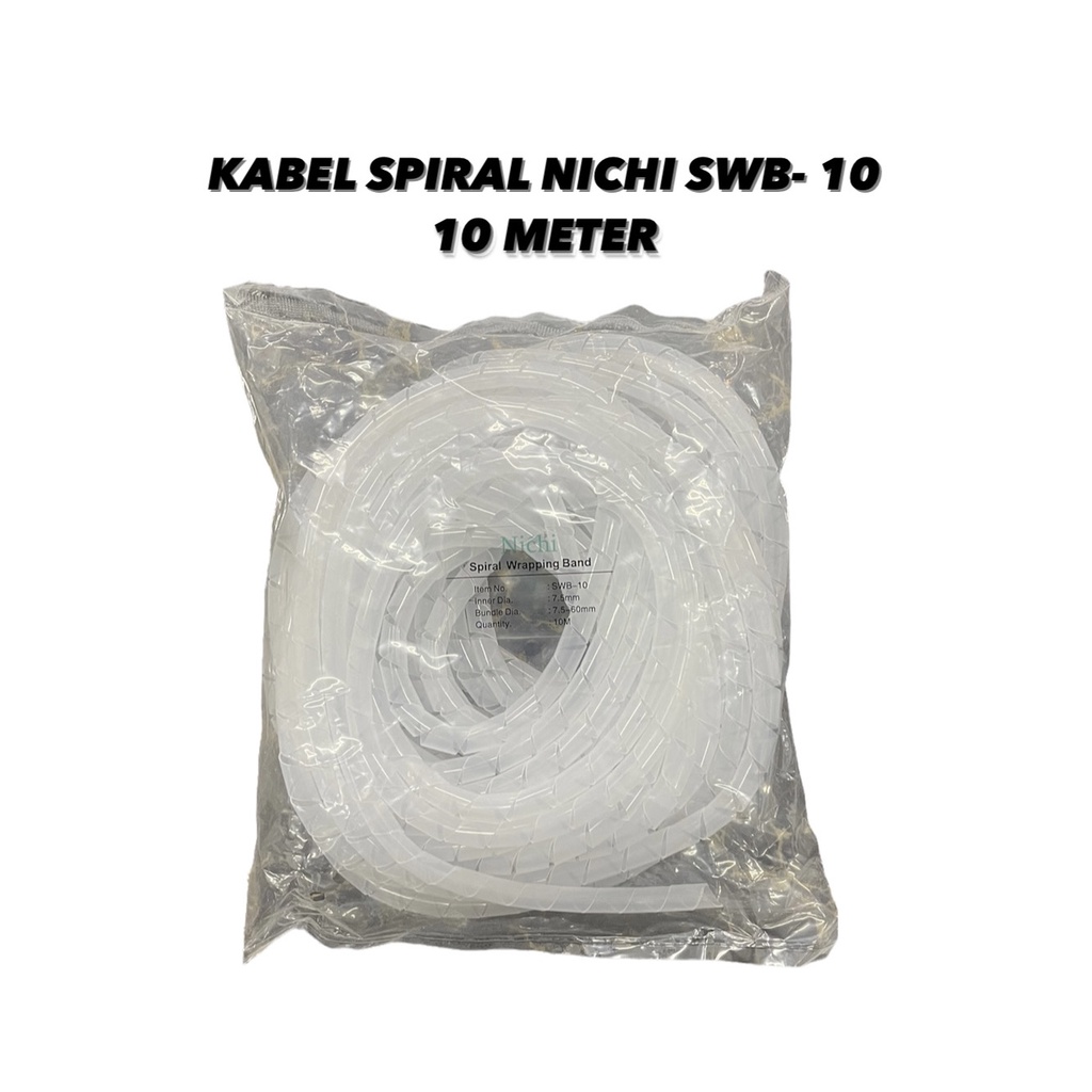 KABEL SPIRAL / SPIRAL WRAPPING BAND NICHI  SWB/ KS 08/10/12/15/19 10M