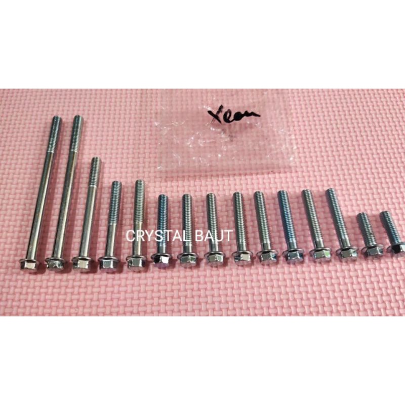 Baut Blok Set CVT Yamaha Xeon Baut 10 Kunci 8