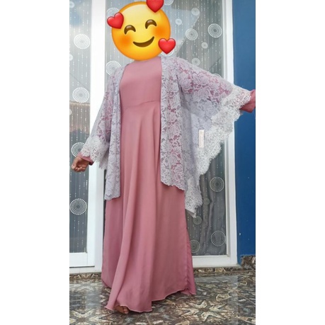 KEBAYA BROKAT AMALIA CAPE BROKAT CARDIGAN BROKAT