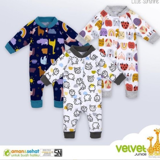  COD Velvet  Junior Motif  Terbaru  Baju  Kodok Jumper Buka 