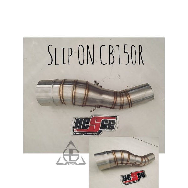 slip on knalpot CB150R/CBR150R PIPA SAMBUNGAN