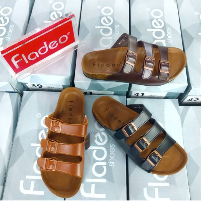 SANDAL SLIDE PRIA 3 TALI ( FLADEO SHOES )