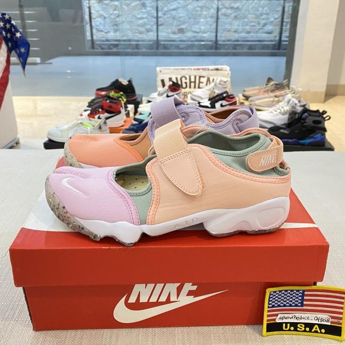 Sepatu Nike Air Rift Crimson Bliss Women 100% Original Dj6548-693