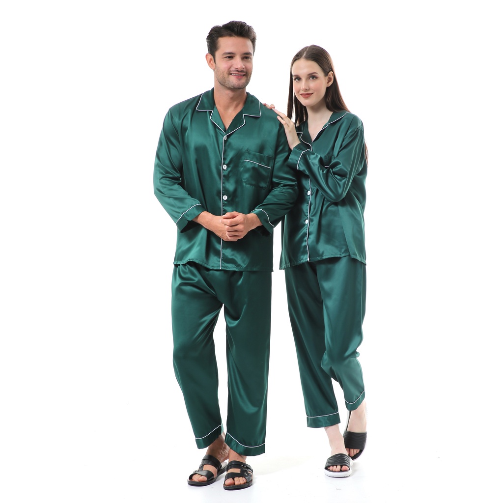 Zavyn Setelan Piyama Couple Long Sleeve Premium