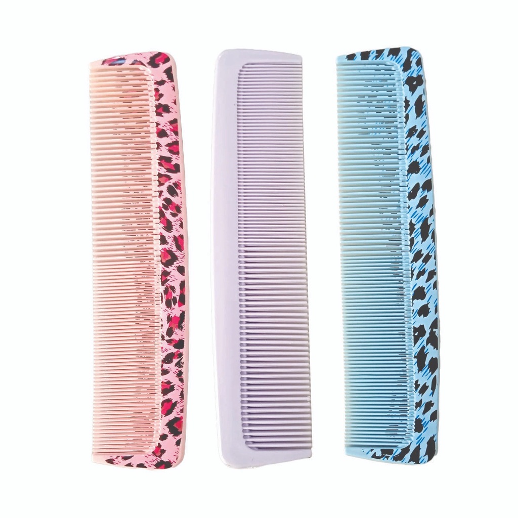 Sisir Lurus / Sisir Rambut Motif Macan / Sisir Panjang Rapat