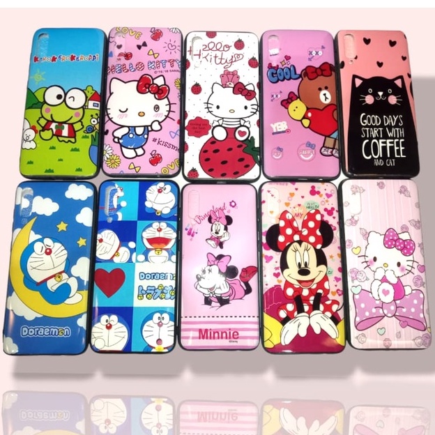 Case Handphone Samsung A70 Karakter Kartun Casing Realpict Part 1