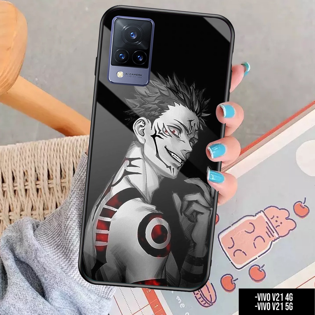 CASE VIVO V21 4G / V21 5G - Casing VIVO V21 4G / 5G Terbaru TOP ONE CASE [ ANIME ITDR ] Silikon VIVO