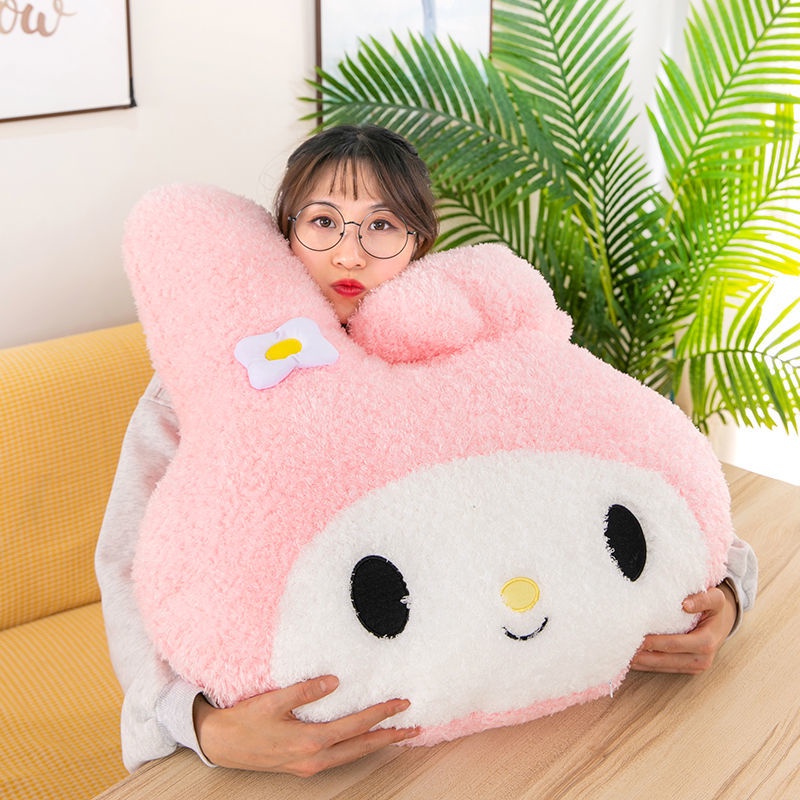 Bantal Sofa Bentuk Kartun Sanrio Melody Bahan Plush Untuk Hadiah Ulang Tahun