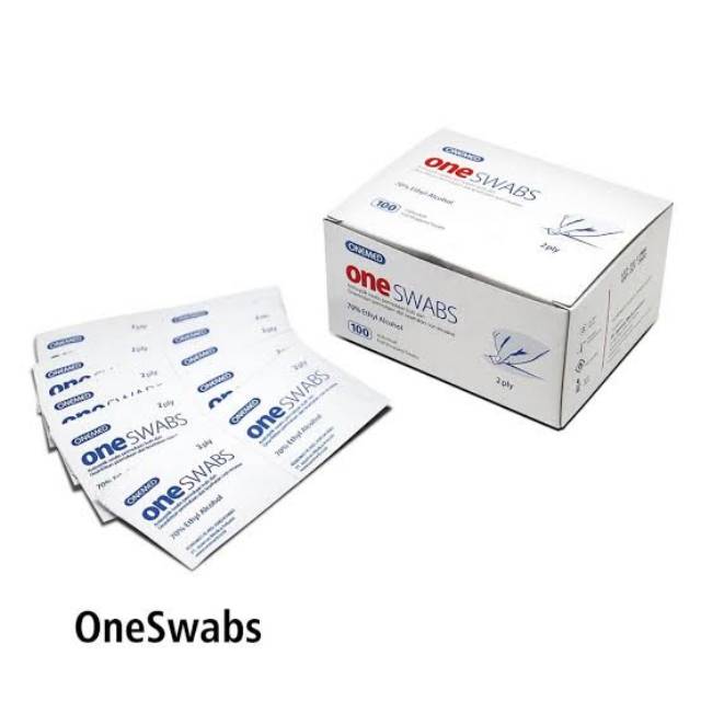 Jual OneSwab OneMed / One Swab isi 100 Desinfektan kulit dan alat ...