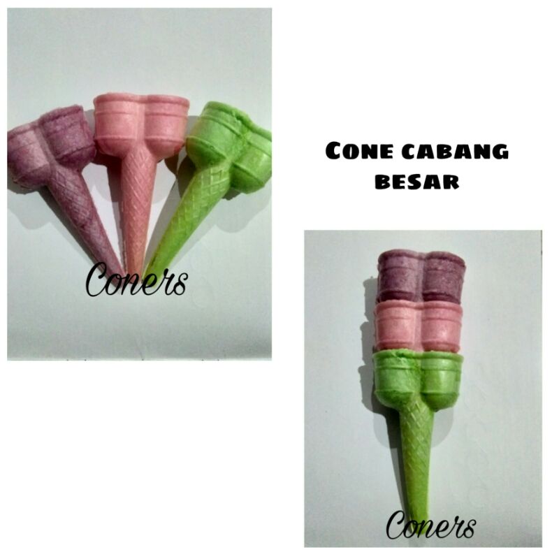 

[COD] Cone es krim cabang besar isi (10 pcs)