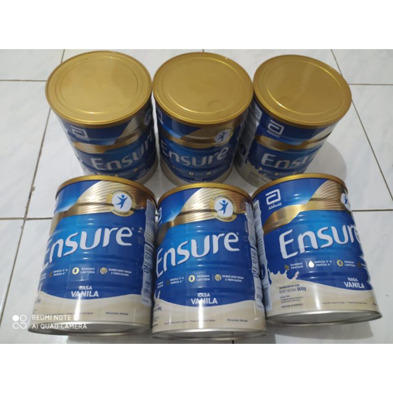 

Susu Ensure Vanila 850gr Ensure Vanilla Nutrisi Dewasa Rendah Laktosa Exp 12/2024