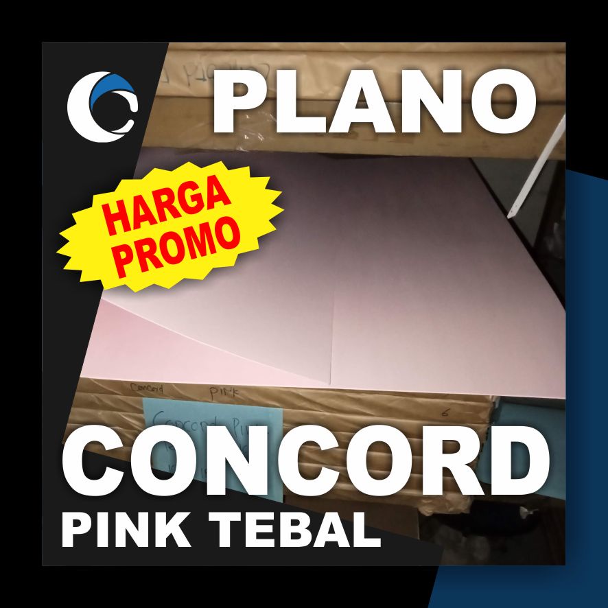 

KERTAS CONCORDE PINK TEBAL 220 GSM Uk [ PLANO ] 79 cm X 109 cm ( 5 LEMBAR )