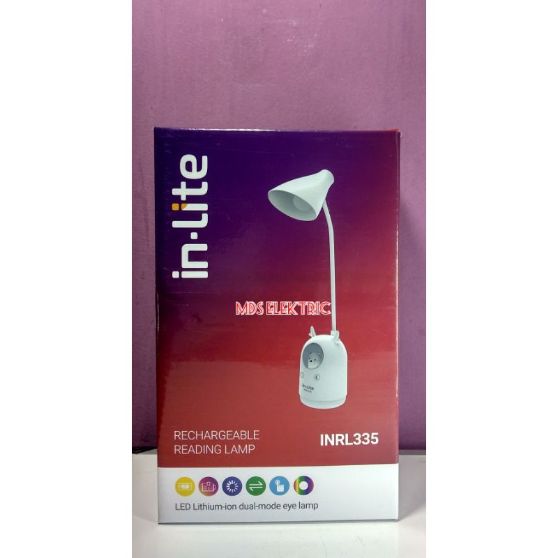 LAMPU BELAJAR LED EMERGENCY 3 WARNA IN-LITE INRL 335 / LAMPU LED EMERGENCY