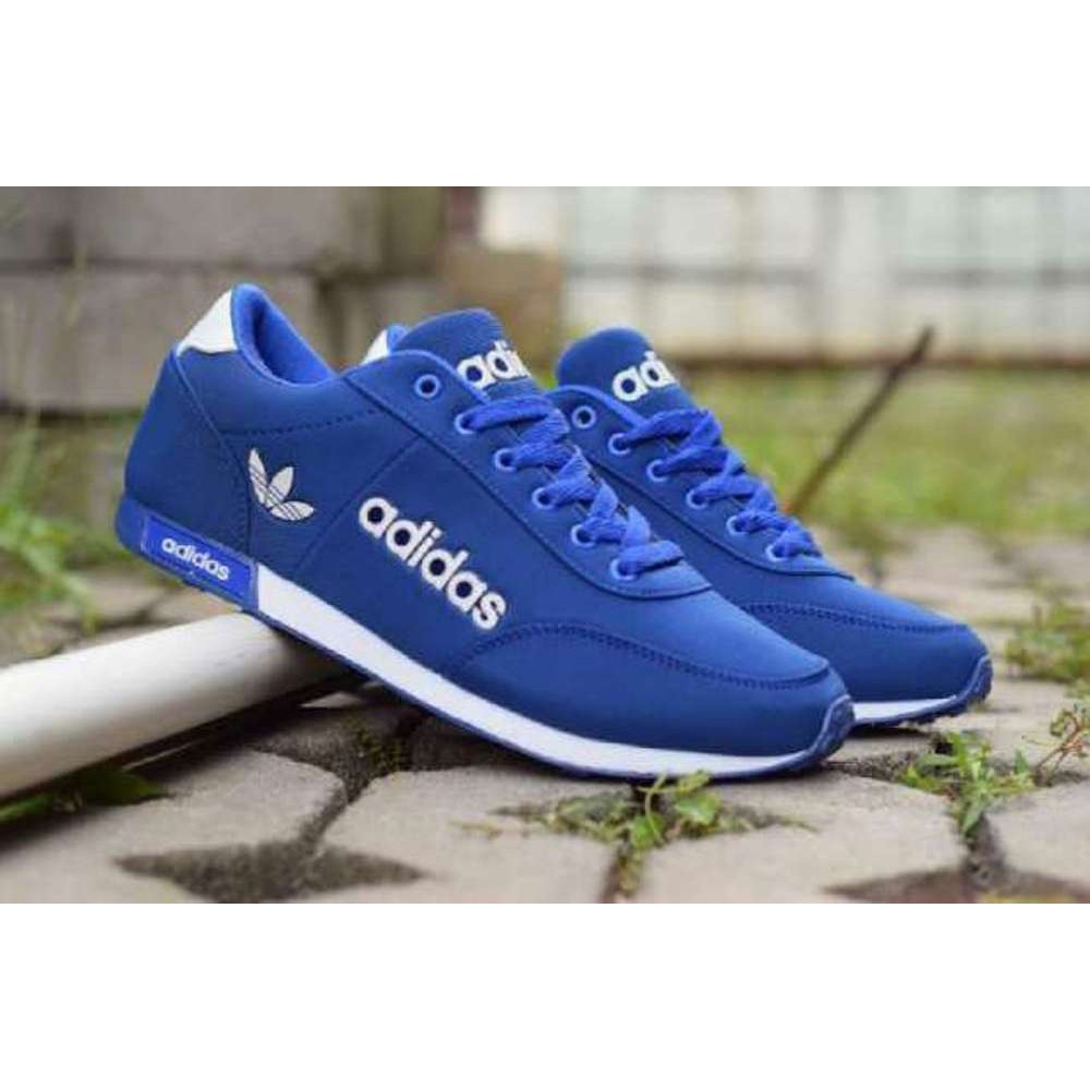 SEPATU SNEAKER WANITA ADIDAS BIRU FULL