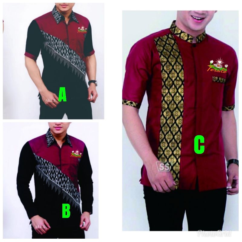 baju batik psht Hem psht kemeja psht bordir