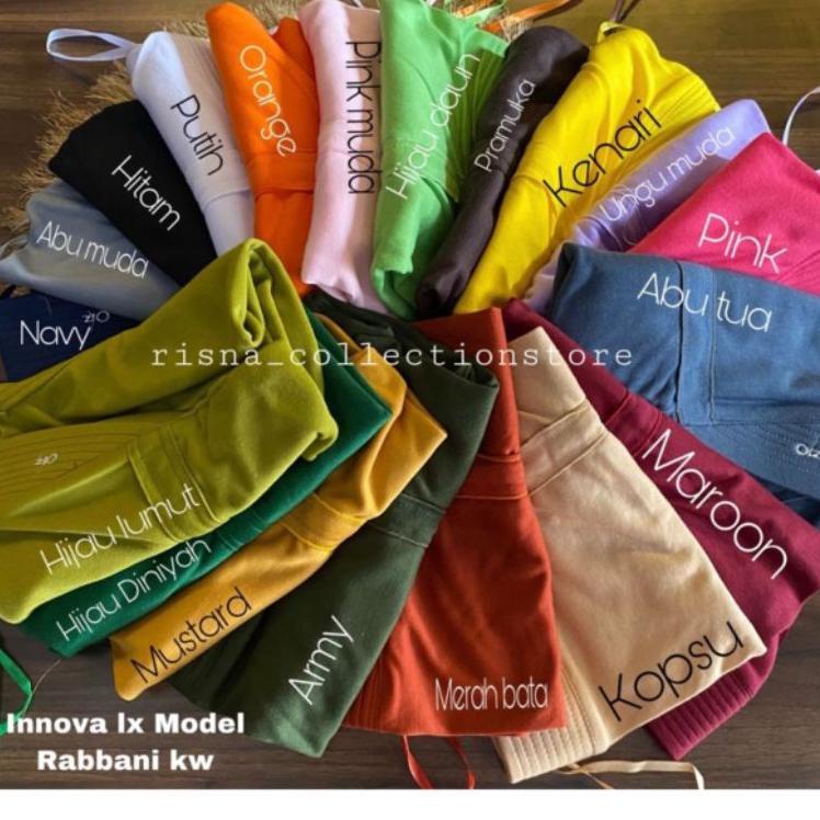 LANGSUNG KIRIM.. RABBANI/JILBAB ANAK SEKOLAH ( SIZE S ) USIA TK MODEL SERUT BELAKANG PITA TUTUP/INNO