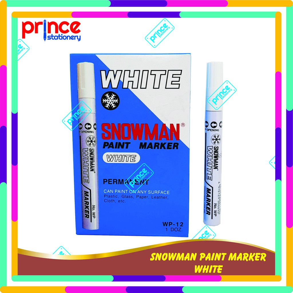 

SPIDOL SNOWMAN PAINT MARKER WHITE