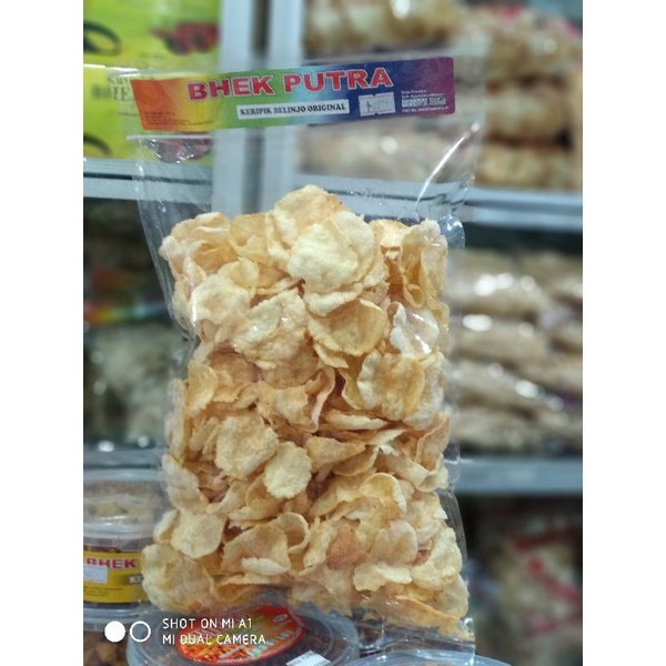 

keripik kripik blinjo tawar matang bhek putra khusus GOJEK Grab