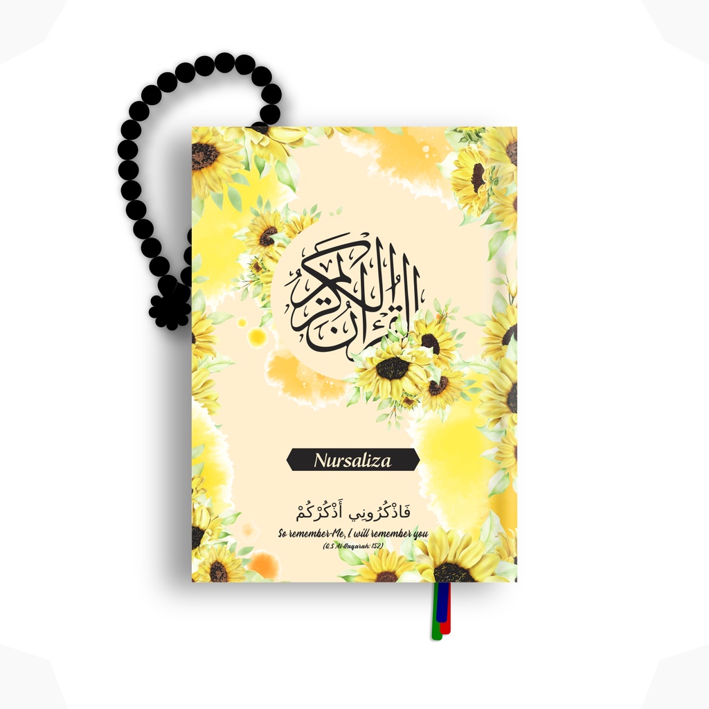 Alquran Al Quran Custom Nama / A5 / Cover / Quran Terjemah / Tajwid Warna / Hafalan / Kecil / Besar 