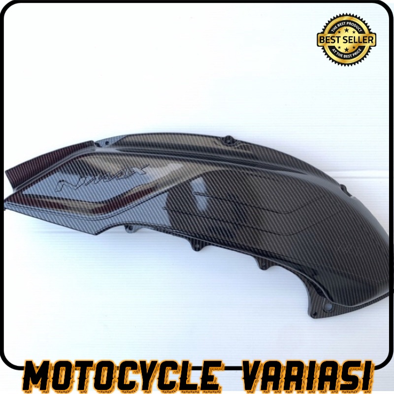 Cover Filter New Nmax 2020-2021 Carbon Hitam Kilap