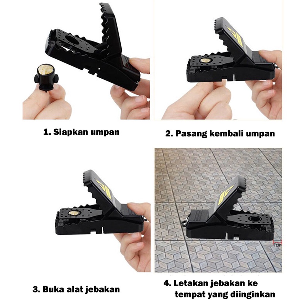 ☛TK☚ R560 Alat Jepit Perangkap Tikus Alat Jebakan Tikus Super Strong Double Spring Ampuh