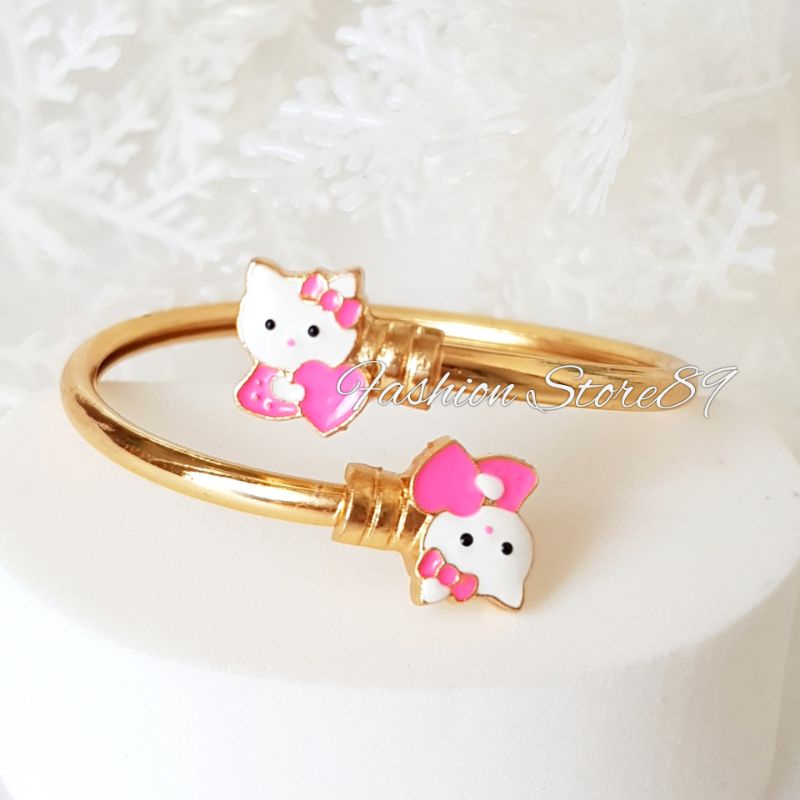 Ready Gelang Bangle Anak Flexibel impor perhiasan xuping Lapis Emas Bestseller