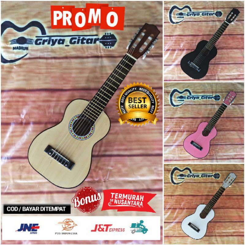 GITAR LELE MINI JUNIOR MURAH SENAR 6 UKULELE Shopee 