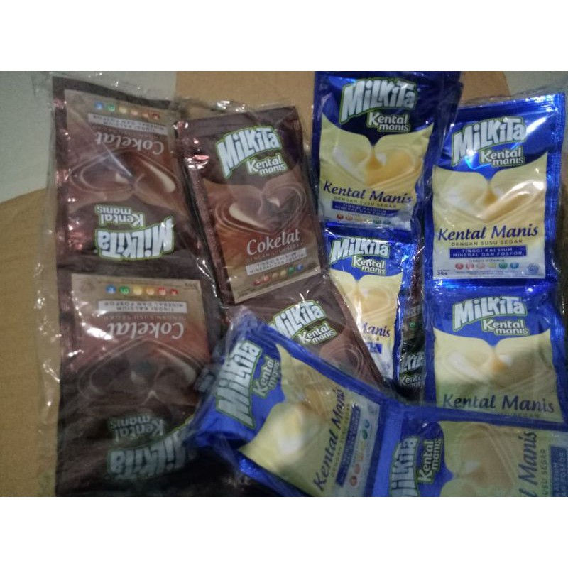 MILKITA 1 RENCENG SUSU KENTAL MANIS