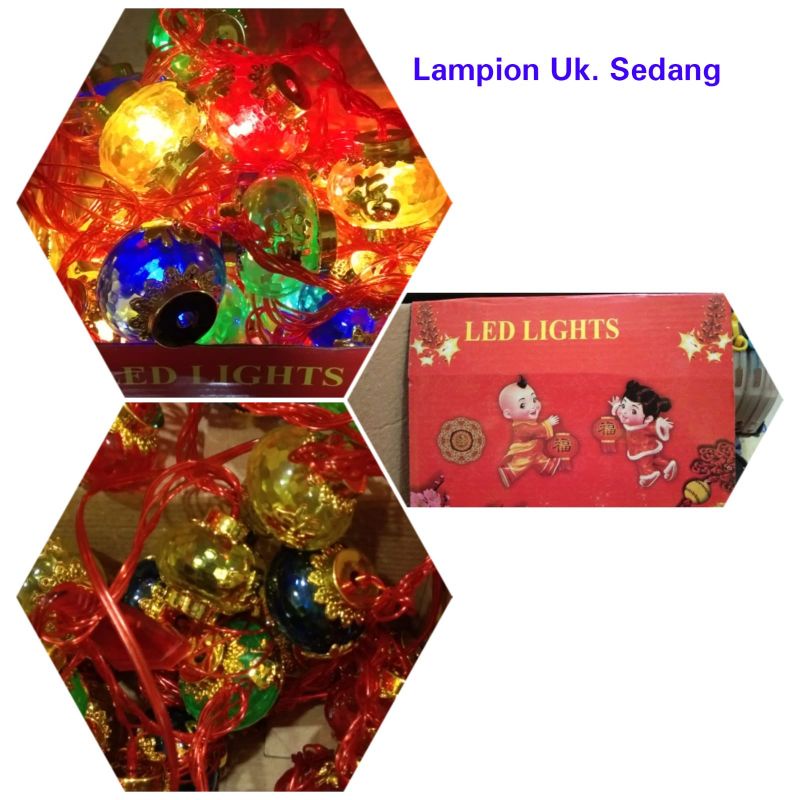 PROMO MURAH Lampu Led String Lampion Hiasan Imlek