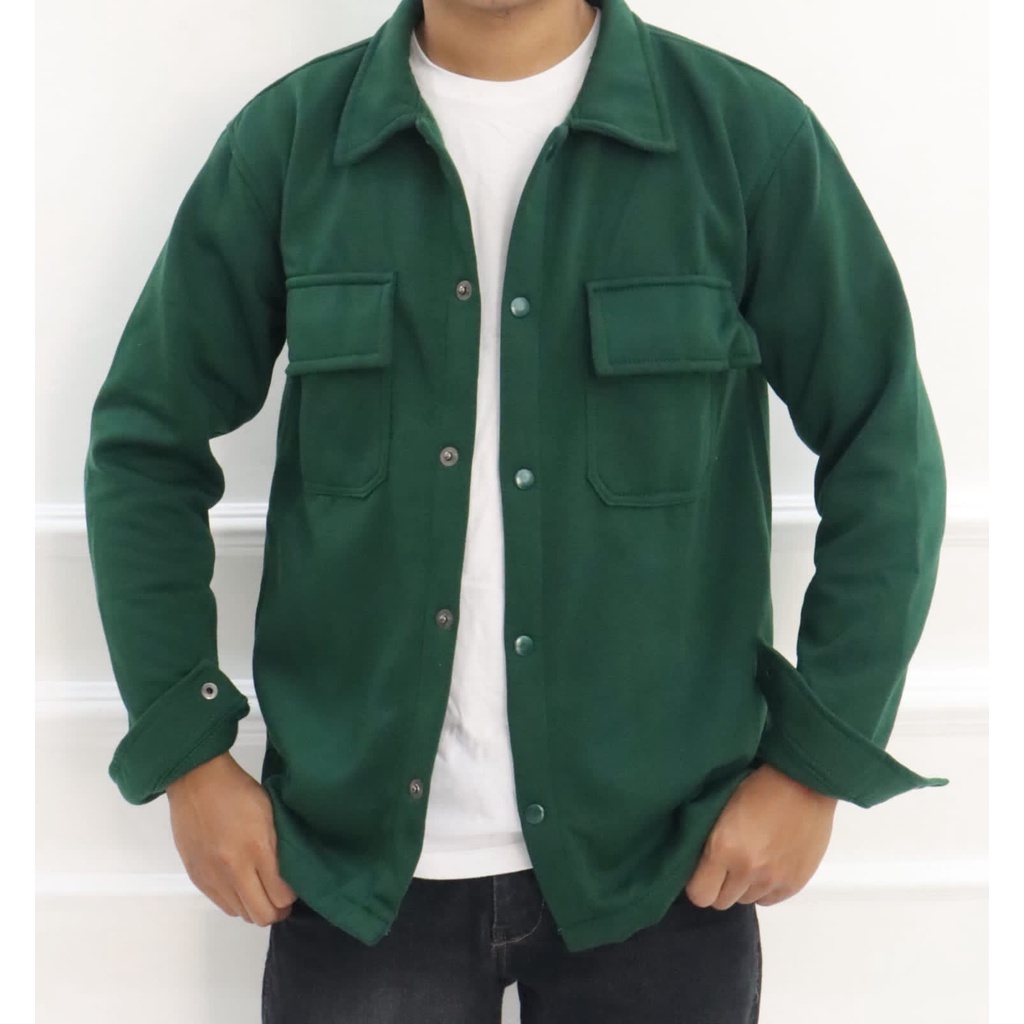 SHACKET JACKET PREPP STUDIO POLOS MODEL KEMEJA PLEECE / JAKET SHACKET