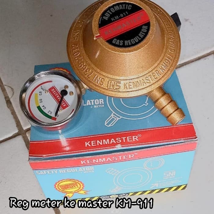 Kenmaster , Safety Gas , Regulator Gas LPG , KM - 911Meter