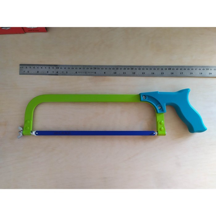 Gagang Gergaji Besi / Hacksaw Frame Model Petak Cab Gagang Pvc