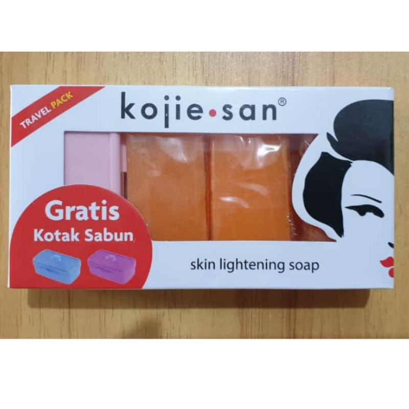 paket kojie san lightening travel pack 3 in 1 BPOM ORIGINAL