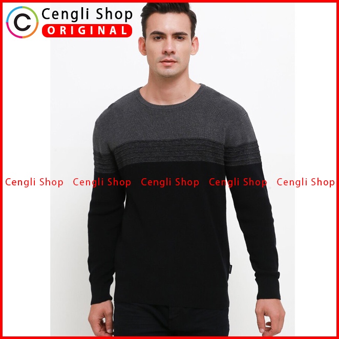 JAKET SWEATER CASUAL PRIA CARDINAL ORIGINAL TERBARU ABU-ABU CA02