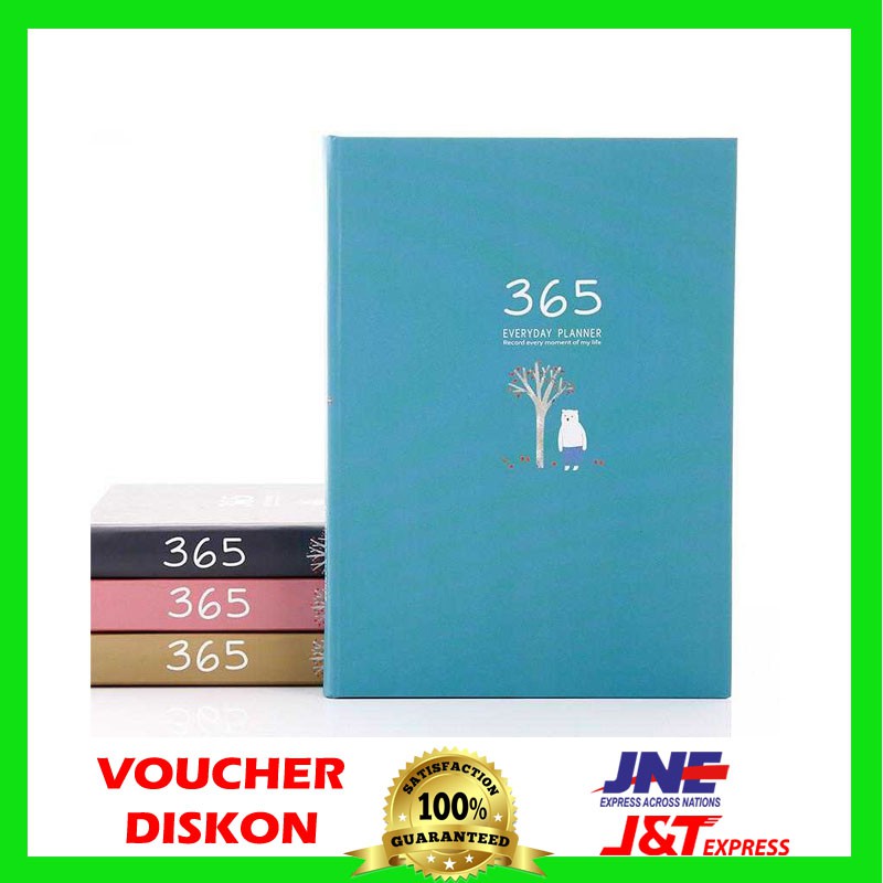 

Buku Diary 365 Hari Hardcover (BIRU) - Buku Harian - Buku Diary