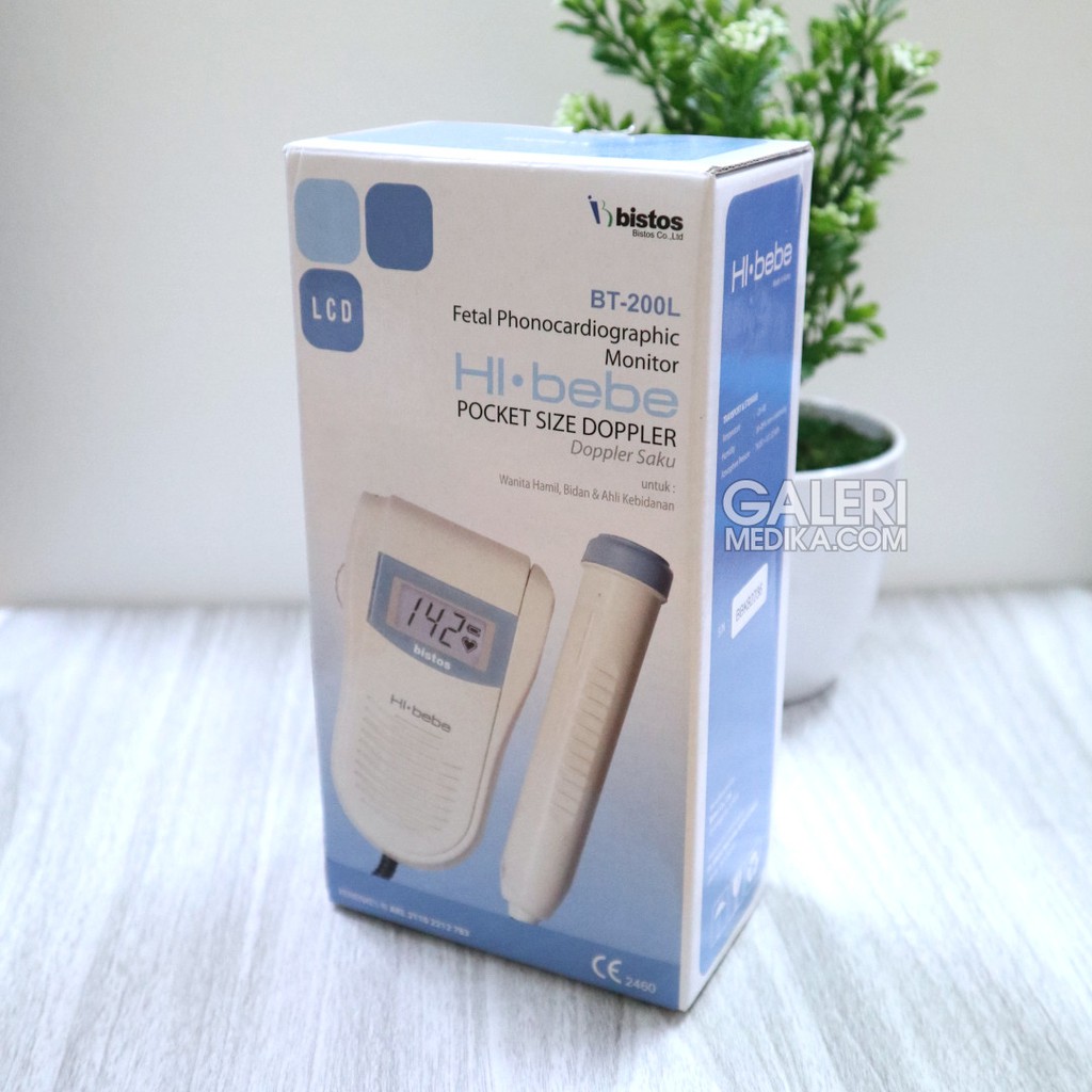 Fetal Doppler LCD Lotus / Alat Dengar Detak Jantung Janin