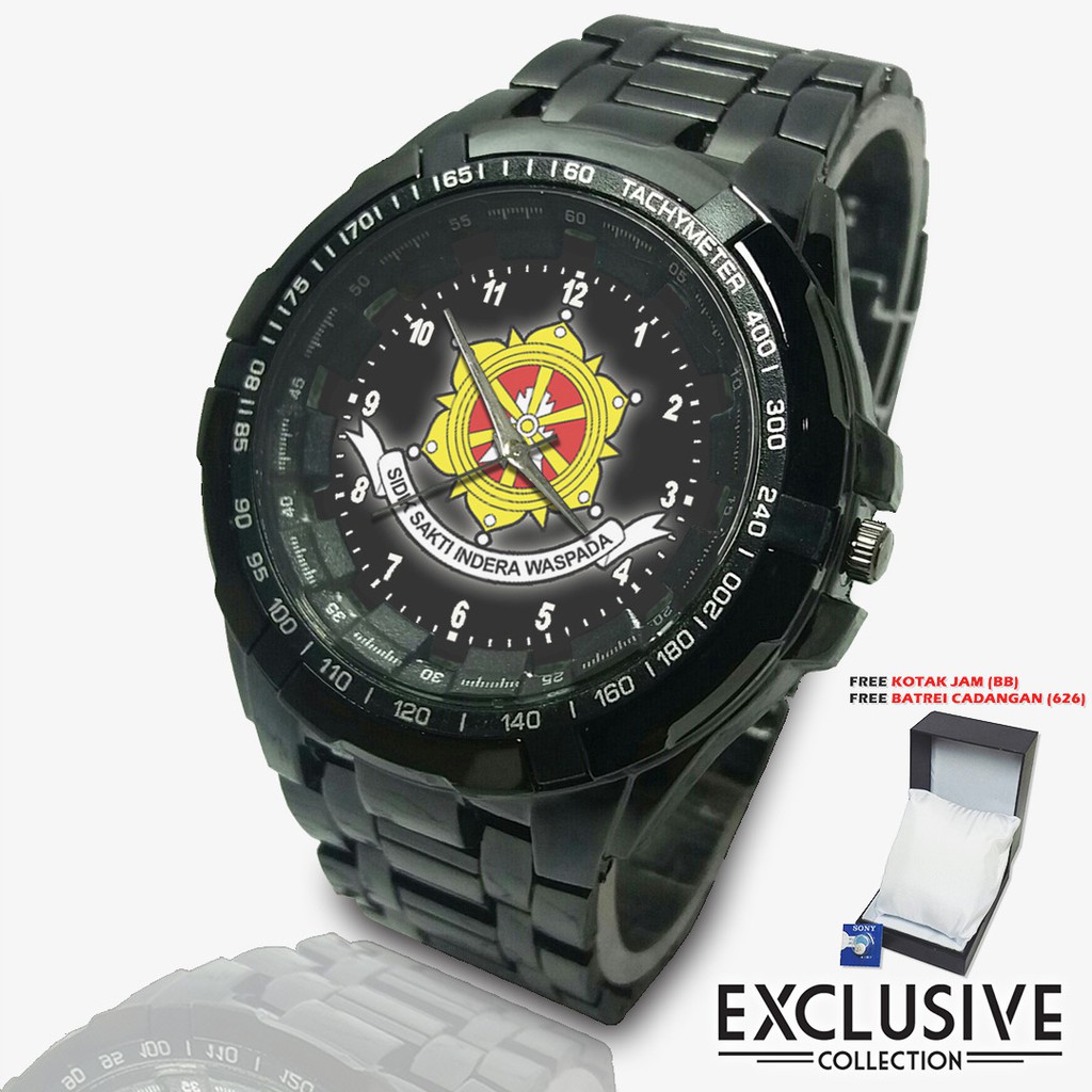 Jam Tangan  LOGO BARESKRIM SPORT Bagus